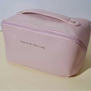 Rose of No Man's Land Pink Cosmetic Makeup Bag Travel Carry Case Large New